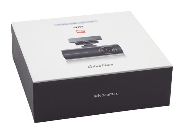 Видеорегистратор AdvoCam W101 черный 2Mpix 1080x1920 1080p 130гр. Hisilicon Hi3516E