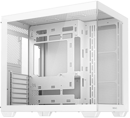 Корпус Deepcool CG530 WH белый без БП ATX 10x120mm 4x140mm 1xUSB2.0 2xUSB3.0 audio bott PSU