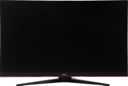 Монитор AOC 27" Q27G2U черный/красный VA LED 16:9 HDMI матовая HAS Piv 250cd 178гр/178гр 2560x1440 144Hz FreeSync Premium DP 2K USB 5.2кг
