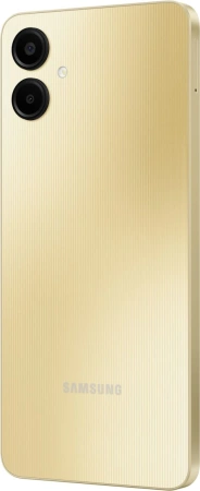 Смартфон Samsung SM-A065F Galaxy A06 64Gb 4Gb золотистый моноблок 3G 4G 2Sim 6.7" 720x1600 Android 14 50Mpix 802.11 a/b/g/n/ac GPS GSM900/1800 GSM1900 TouchSc microSD max1024Gb
