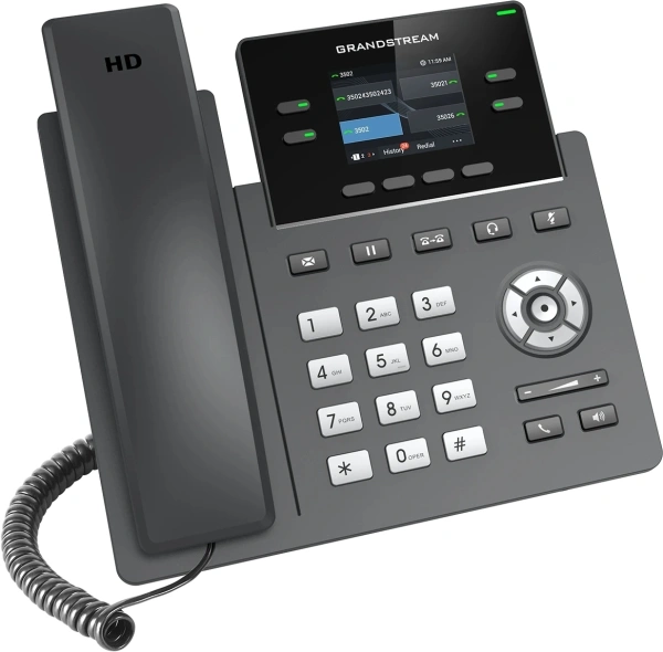 Телефон IP Grandstream GRP-2612G черный