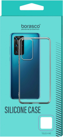 Чехол (клип-кейс) BoraSCO для Samsung Galaxy A02 прозрачный (39905)