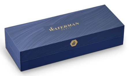 Ручка перьев. Waterman Hemisphere (CWS0920710) Matte Black GT F сталь нержавеющая подар.кор.