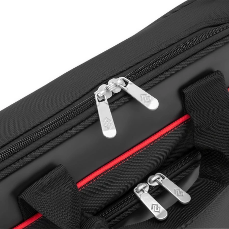 Сумка для ноутбука 15.6" Digma HC-212 черный/красный полиэстер (HC212BKR)