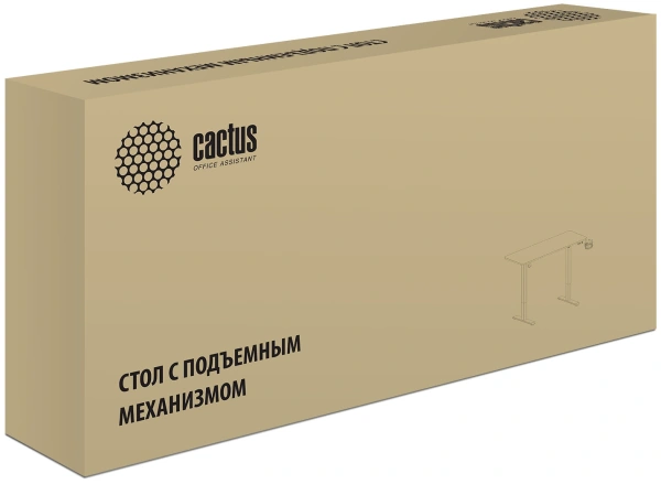 Стол для компьютера Cactus CS-ED-WWT столешница МДФ белый каркас белый