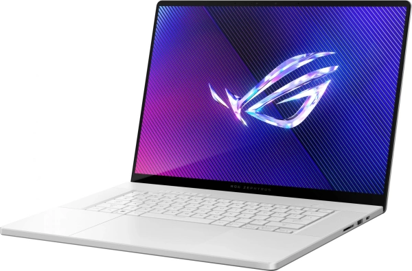 Ноутбук Asus ROG Zephyrus G16 GU605MI-QR272 Core Ultra 7 155H 32Gb SSD1Tb NVIDIA GeForce RTX4070 8Gb 16" OLED 2.5K (2560x1600) noOS white WiFi BT Cam Bag (90NR0IS2-M00DZ0)