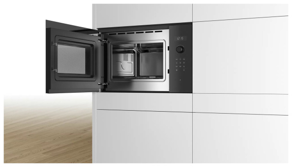 Микроволновая печь Bosch BFL554MB0 25л. 900Вт черный (встраиваемая)