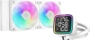 Система водяного охлаждения Deepcool LD240 ARGB Soc-AM5/AM4/1200/1700/1851 белый 4-pin 38.71dB Al LCD 280W 1476gr Ret (R-LD240-WHDMMN-G-1)