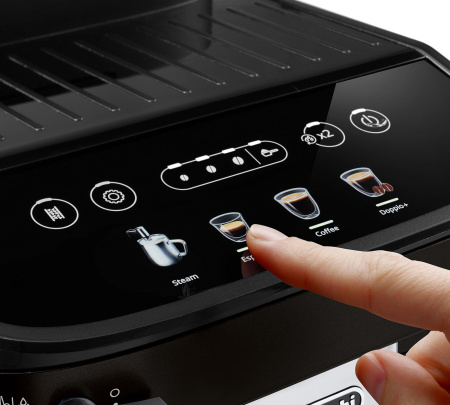 Кофемашина Delonghi Magnifica Evo ECAM290.22.B 1450Вт серебристый/черный