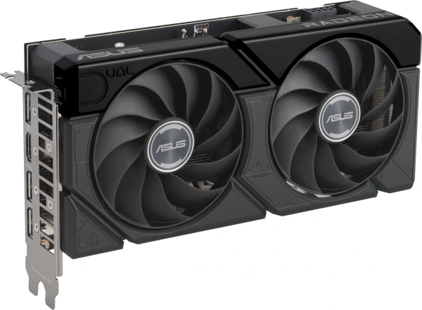 Видеокарта Asus PCI-E 4.0 DUAL-RX7600XT-O16G AMD Radeon RX 7600XT 16Gb 128bit GDDR6 2280/17500/HDMIx