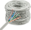 Кабель сетевой Buro BU-CCA-042 UTP 4 пары cat5E solid 0.42мм CCA 305м серый