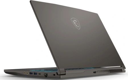 Ноутбук MSI Thin 15 B13BVE-1451US Core i5 13420H 16Gb SSD512Gb NVIDIA GeForce RTX4050 6Gb 15.6" IPS FHD (1920x1080) Windows 11 Home Multi Language grey WiFi BT Cam (9S7-16R831-1451)