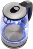 Чайник электрический Vitek VT-8828 1.7л. 2200Вт серебристый корпус: стекло/металл