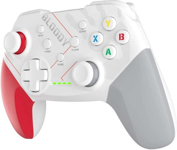 Геймпад A4Tech Bloody GPW50 Sports белый USB Беспроводной виброотдача обратная связь (GPW50 SPORTS WHITE)