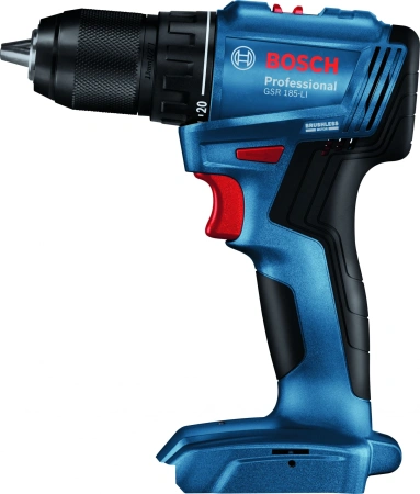 Дрель-шуруповерт Bosch GSR 185-LI аккум. патрон:быстрозажимной (кейс в комплекте) (06019K3003)