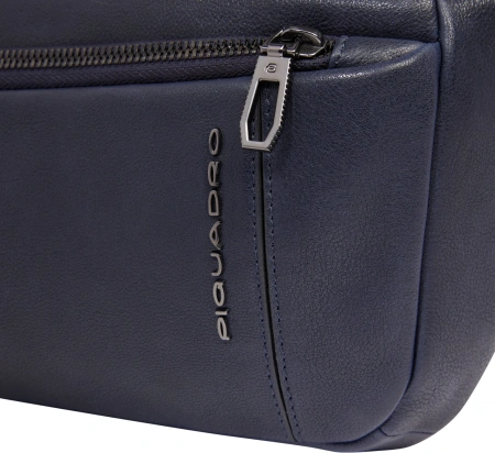 Сумка на пояс мужская Piquadro CRONUS CA2174S134/BLU синий натур.кожа
