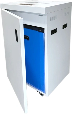 Шредер Office Kit S1650 3,9х35 белый (секр.P-4)/фрагменты/35лист./165лтр./скрепки/скобы/пл.карты/CD
