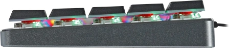 Клавиатура Acer OKW302 механическая серебристый USB for gamer LED (ZL.KBDCC.01C)
