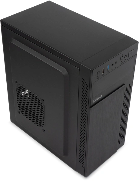 Корпус Digma DCC-MN301 черный без БП mATX 2xUSB2.0 audio