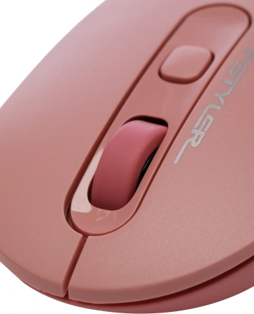 Мышь A4Tech Fstyler FG20 розовый оптическая (2000dpi) беспроводная USB для ноутбука (4but)