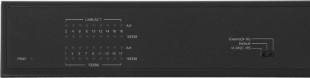 Коммутатор Cudy GS1020PS2 16x1Гбит/с 2SFP 16PoE+ неуправляемый