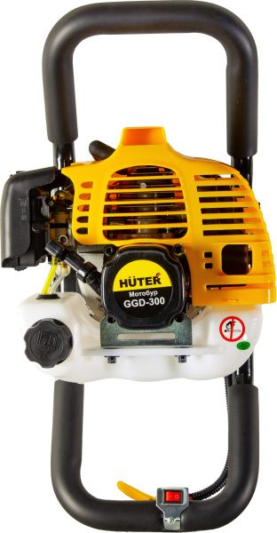 Мотобур Huter GGD-300 бытовой 2-х такт. 2000Вт 2.7л.с. 52см3 3000об/мин (70/13/22)