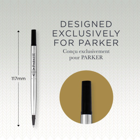 Стержень роллер Parker Quink Z01 (CW1950323) M 0.7мм черные чернила блистер