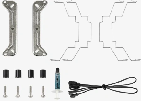 Устройство охлаждения(кулер) Aerocool Rime 4 Dual ARGB PWM 4P Soc-AM5/AM4/1151/1200/2066/1700 4-pin