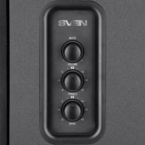 Колонки Sven АС SPS-830 2.0 черный 60Вт BT