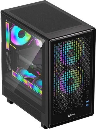 Корпус Formula Air Mesh G2 серебристый без БП mATX 3x120mm 2xUSB3.0 audio