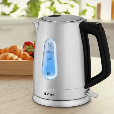 Чайник электрический Vitek VT-7087 1.7л. 2150Вт сталь корпус: нерж.сталь