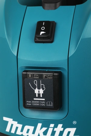 Строительный пылесос Makita VC2512L 1000Вт (уборка: сухая/влажная) серый
