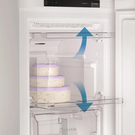 Морозильная камера Indesit DFZ 5175 G серебристый