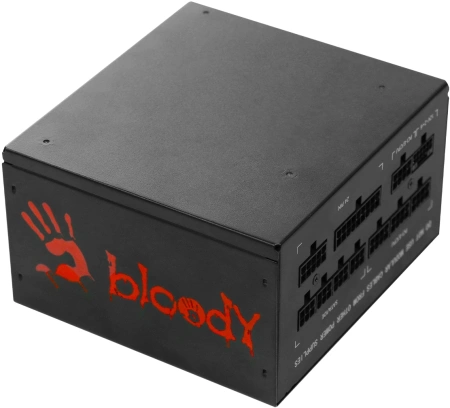 Блок питания Bloody ATX 750W BD-PS750G 80+ gold (20+4pin) APFC 120mm fan 6xSATA Cab Manag RTL