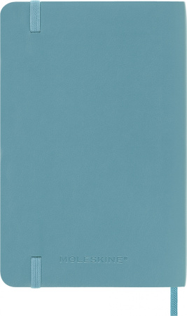 Блокнот Moleskine CLASSIC SOFT QP611B35 Pocket 90x140мм 192стр. линейка мягкая обложка голубой