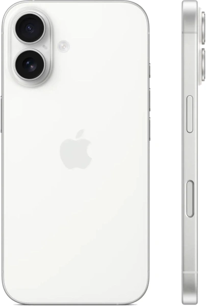 Смартфон Apple A3288 iPhone 16 128Gb белый моноблок 3G 4G 2Sim 6.1" 1179x2556 iOS 18 48Mpix 802.11 a/b/g/n/ac/ax/be NFC GPS Protect