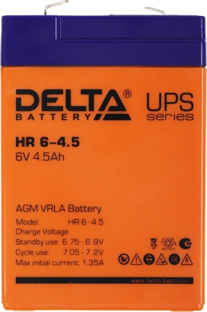 Батарея для ИБП Delta HR 6-4.5 6В 4.5Ач