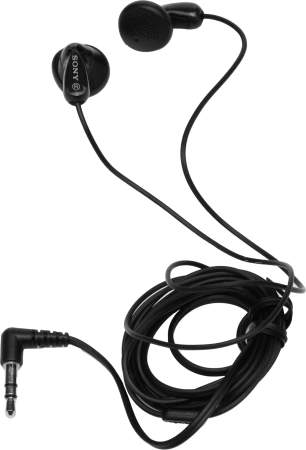 Наушники вкладыши Sony MDR-E9LP 1.2м черный проводные (MDR-EX9LP)