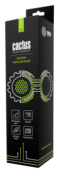 Коврик для мыши Cactus CS-MP-PRO02XL Plasma Большой 400x300x3мм