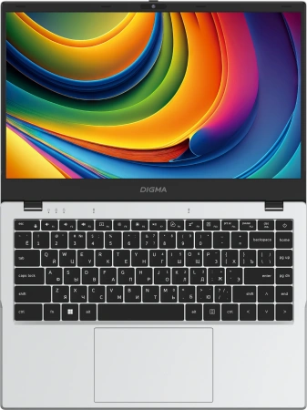 Ноутбук Digma EVE C4801 N100/8Gb/SSD256Gb/14"/IPS/FHD/W11Pro/silver/5900mAh