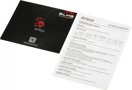 Клавиатура A4Tech Bloody S510R механическая черный USB for gamer LED (S510R USB FIRE BLACK/BLMS RED)