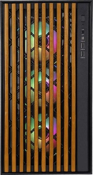 Корпус Formula TimberLine T0 черный без БП ATX 6x120mm 6x140mm 2xUSB3.0 audio