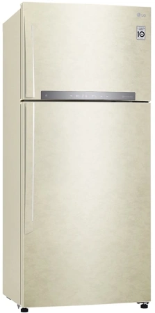 Холодильник LG GN-H702HEHL 2-хкамерн. бежевый глянц. линейный инверторный