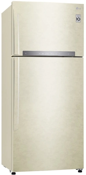 Холодильник LG GN-H702HEHL 2-хкамерн. бежевый глянц. линейный инверторный