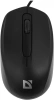 Мышь Defender Alpha MB-507 черный оптическая 1000dpi silent USB 2but (52507)