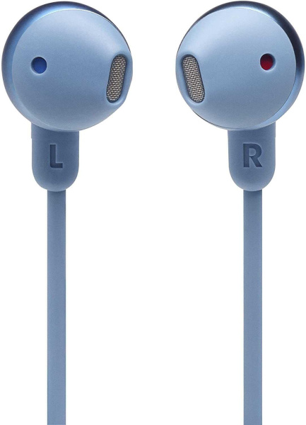 Гарнитура вкладыши JBL Tune 215BT синий беспроводные bluetooth шейный обод (JBLT215BTBLU)