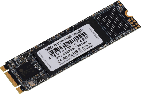 Накопитель SSD AMD SATA-III 960GB R5M960G8 Radeon M.2 2280