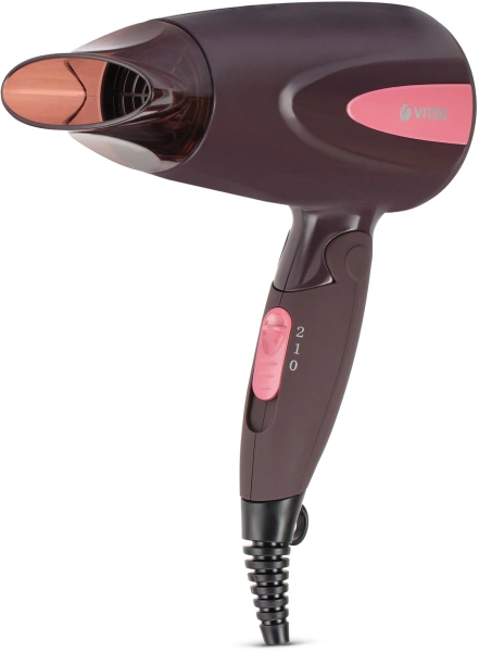 Фен Vitek VT-2261 1300Вт коричневый