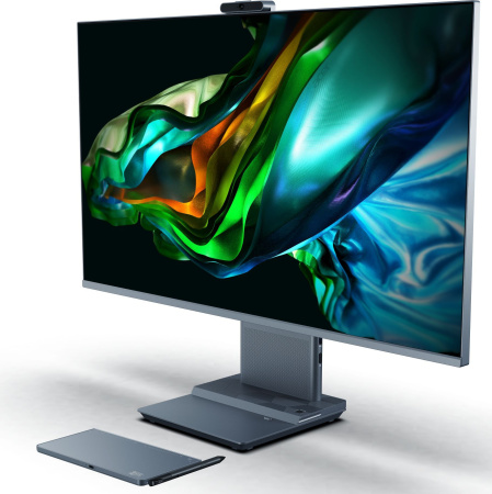 Моноблок Acer Aspire S32-1856 31.5" WQHD i7 1360P/16Gb/SSD1Tb Iris Xe/CR/Esh/kb/m/серый 2560x1440