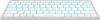 Клавиатура A4Tech Fstyler FX61 белый USB slim LED (FX61 WHITE)